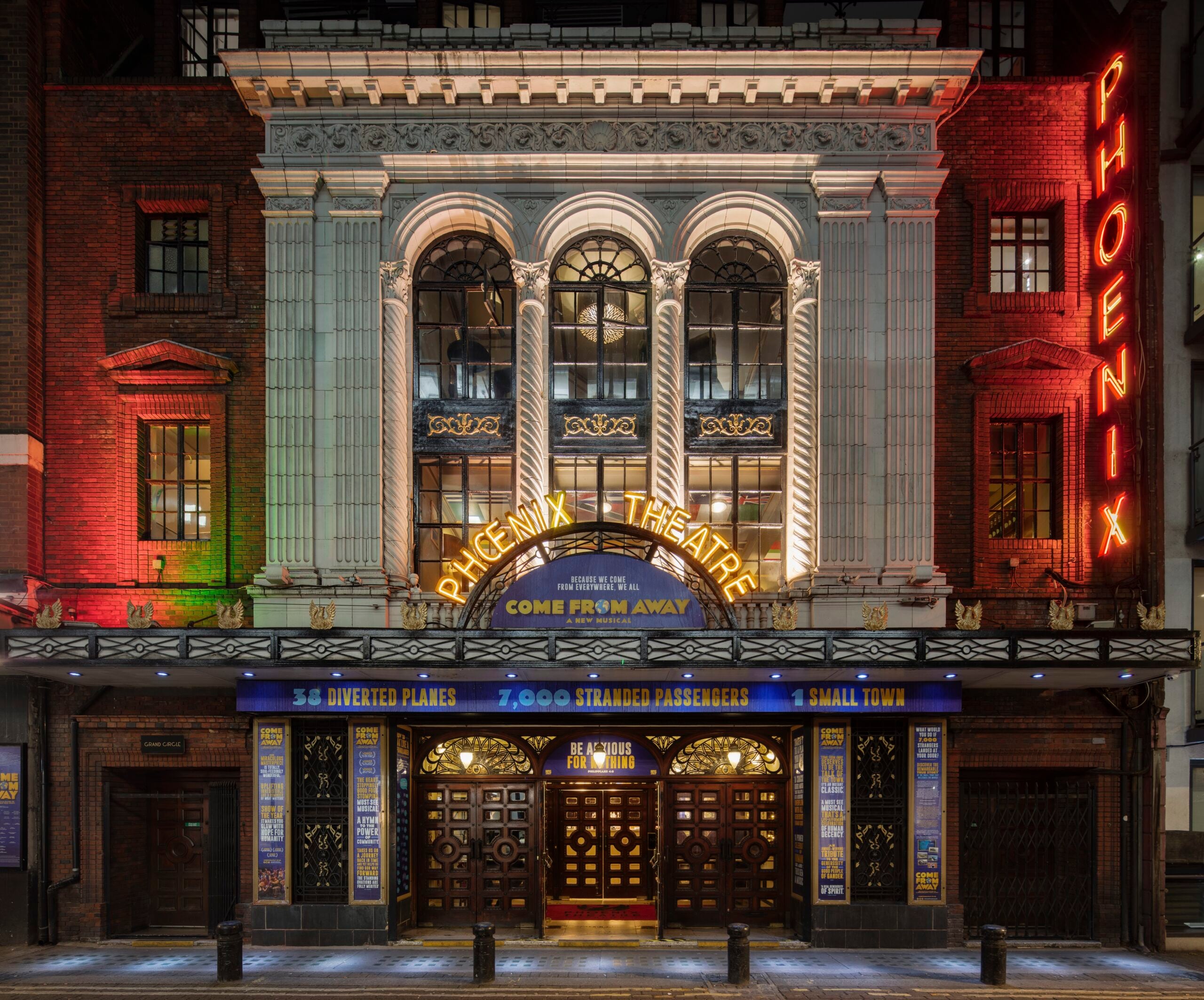 Exterior of the Phoenix Theatre in London