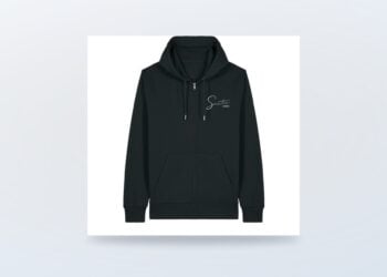 Sinatra Black Zipper Hoodie