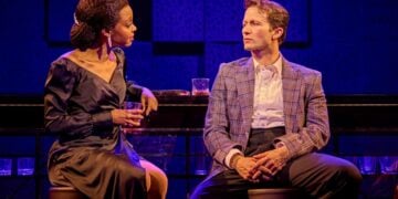 Frank Sinatra musical performers on the Aldwych Theatre stage