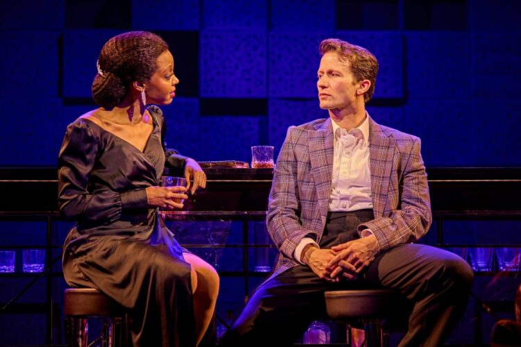 Frank Sinatra musical performers on the Aldwych Theatre stage