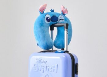 Mėlynas Stitch lagaminas