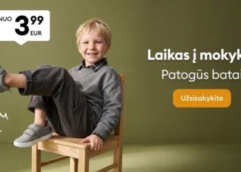 Vaikiškų batų pasiūlymas mokyklai