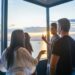 Sky View Observatory interior with Seattle views through the windows