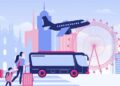 Autobus Terravision per trasferimenti aeroportuali
