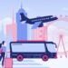Autobus Terravision per trasferimenti aeroportuali