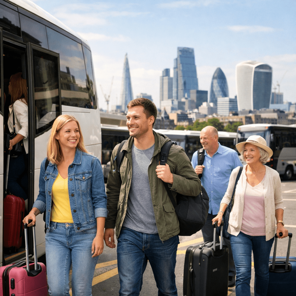 Autobus Terravision da Stansted a Londra