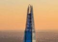 The Shard skyline at sunset