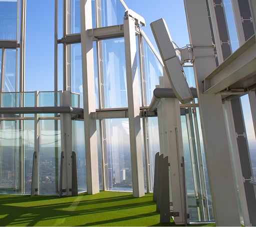 Open-air Skydeck architecture at The View from The Shard