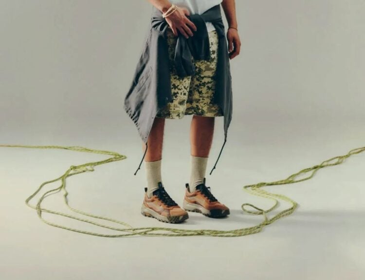 Vans men's footwear and clothing in a styled lifestyle scene