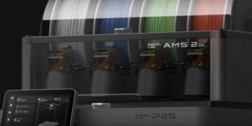 Bambu Lab P2S Combo enclosed 3D printer with AMS 2 Pro