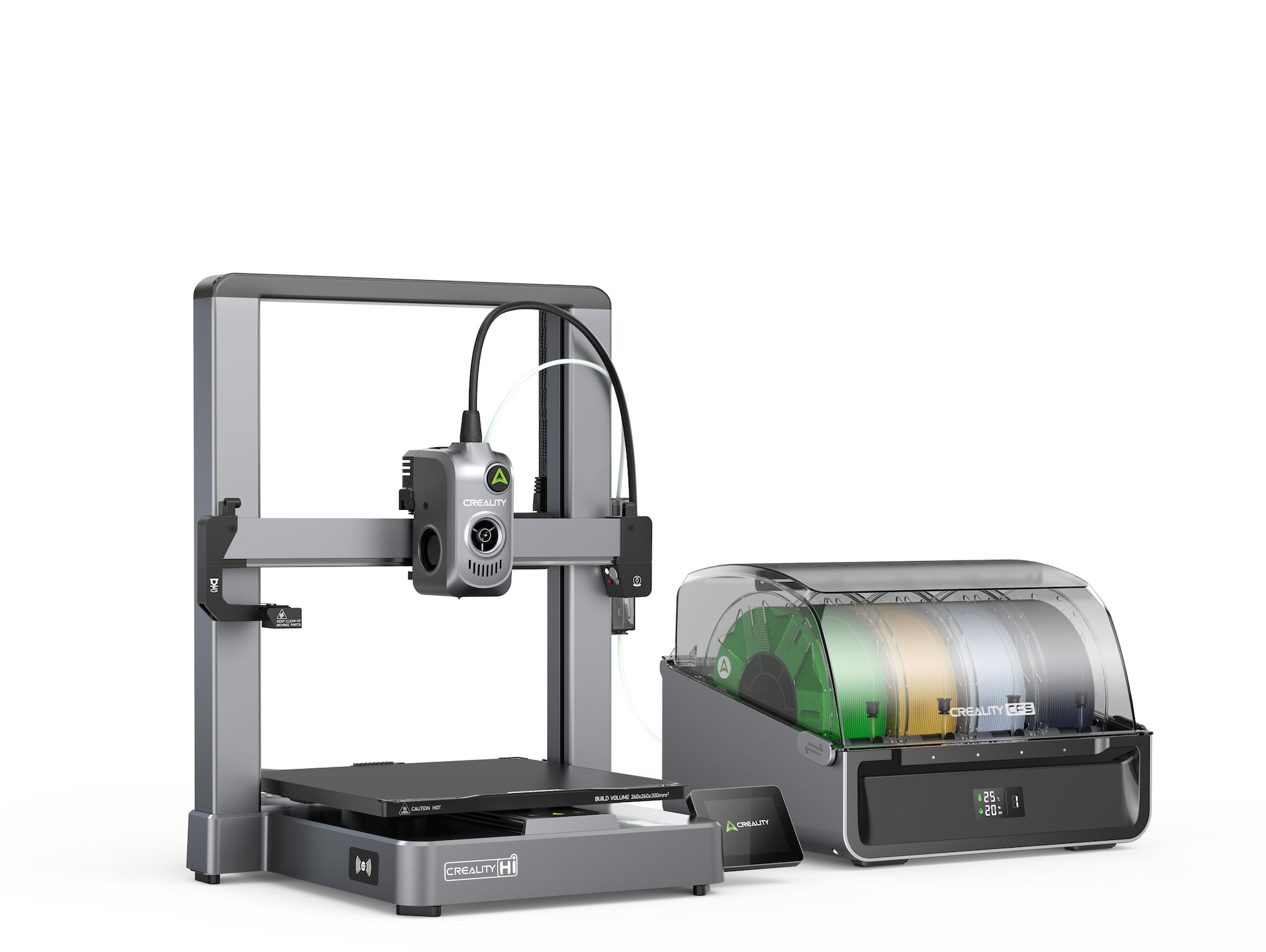 Creality Hi Combo 3D printer with colour filament system