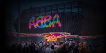 ABBA Voyage arena exterior in London