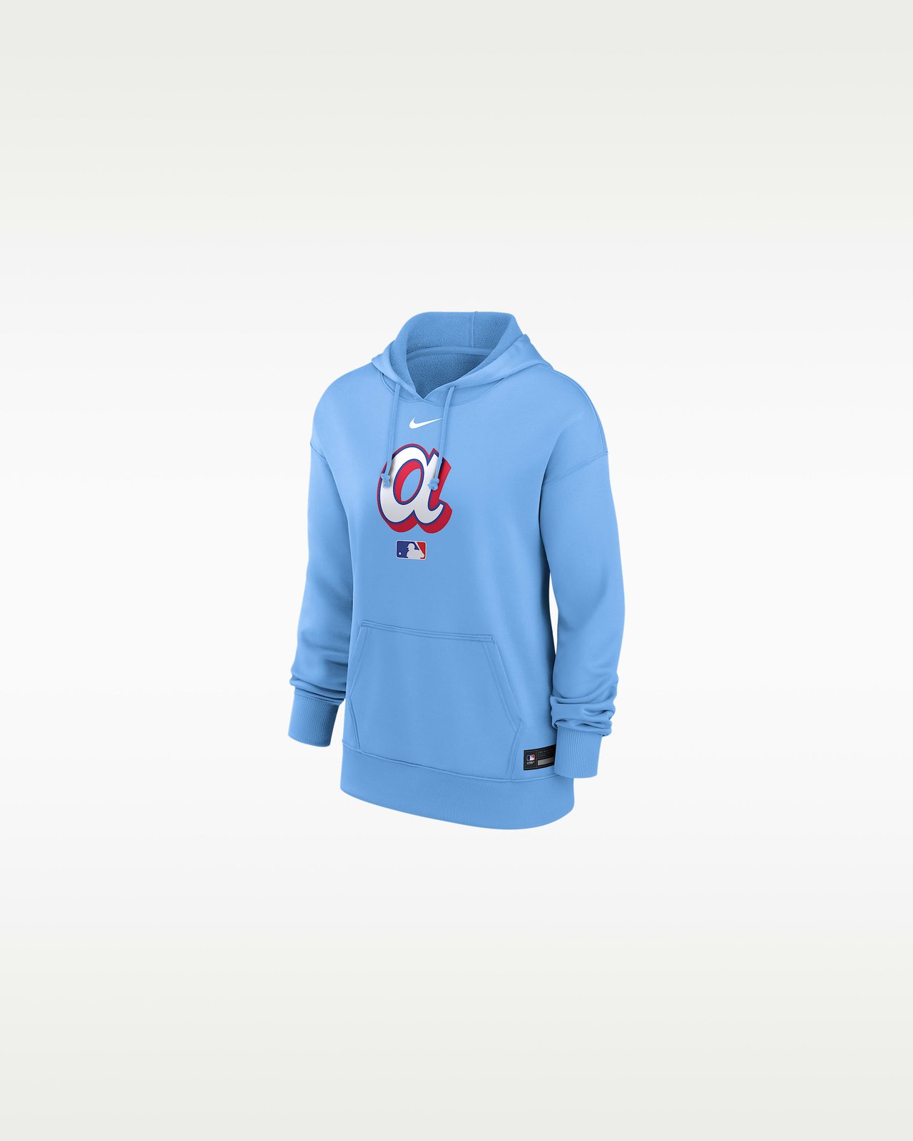 Women’s powder blue Atlanta Braves Therma hoodie