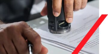 Document de validation d’un visa Schengen