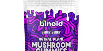 Astral Plane Mushroom Gummies berry package