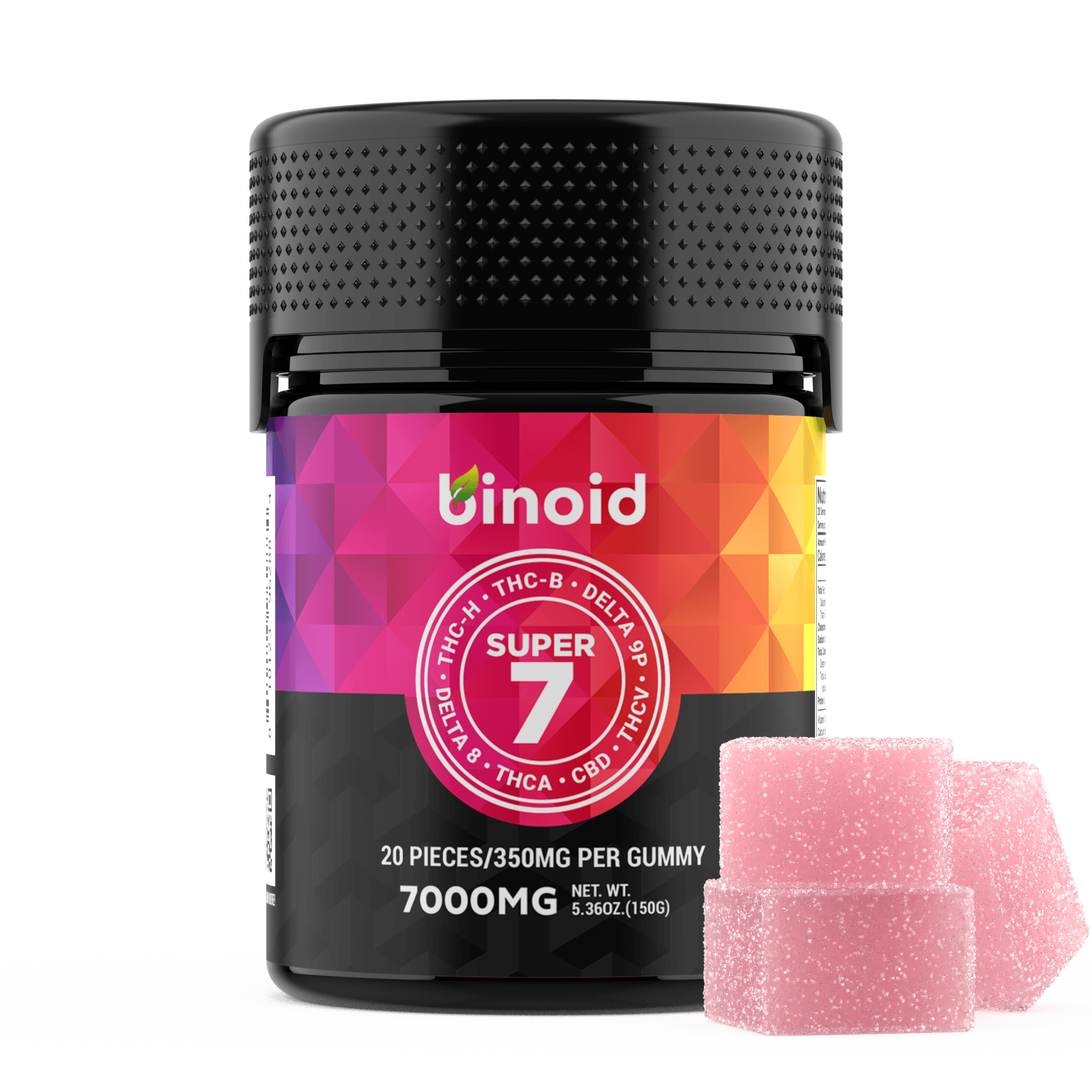 Binoid CBD Super 7 Gummies package