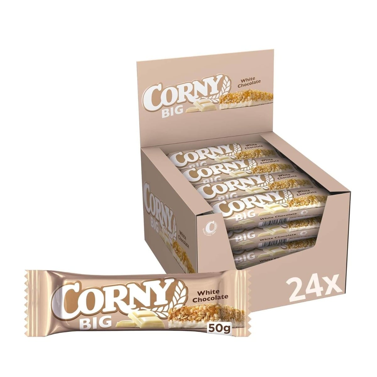 Corny Big White Müsliriegel mit weißer Schokolade