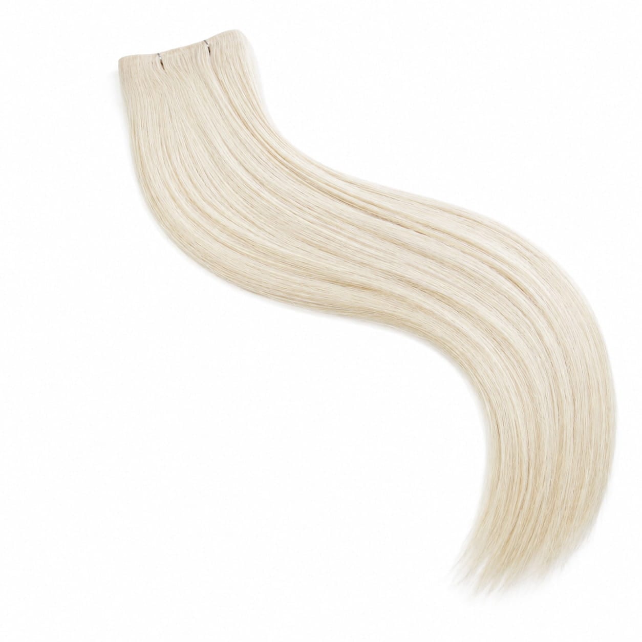 Lightest Blonde Remy Royale tape weft hair extensions