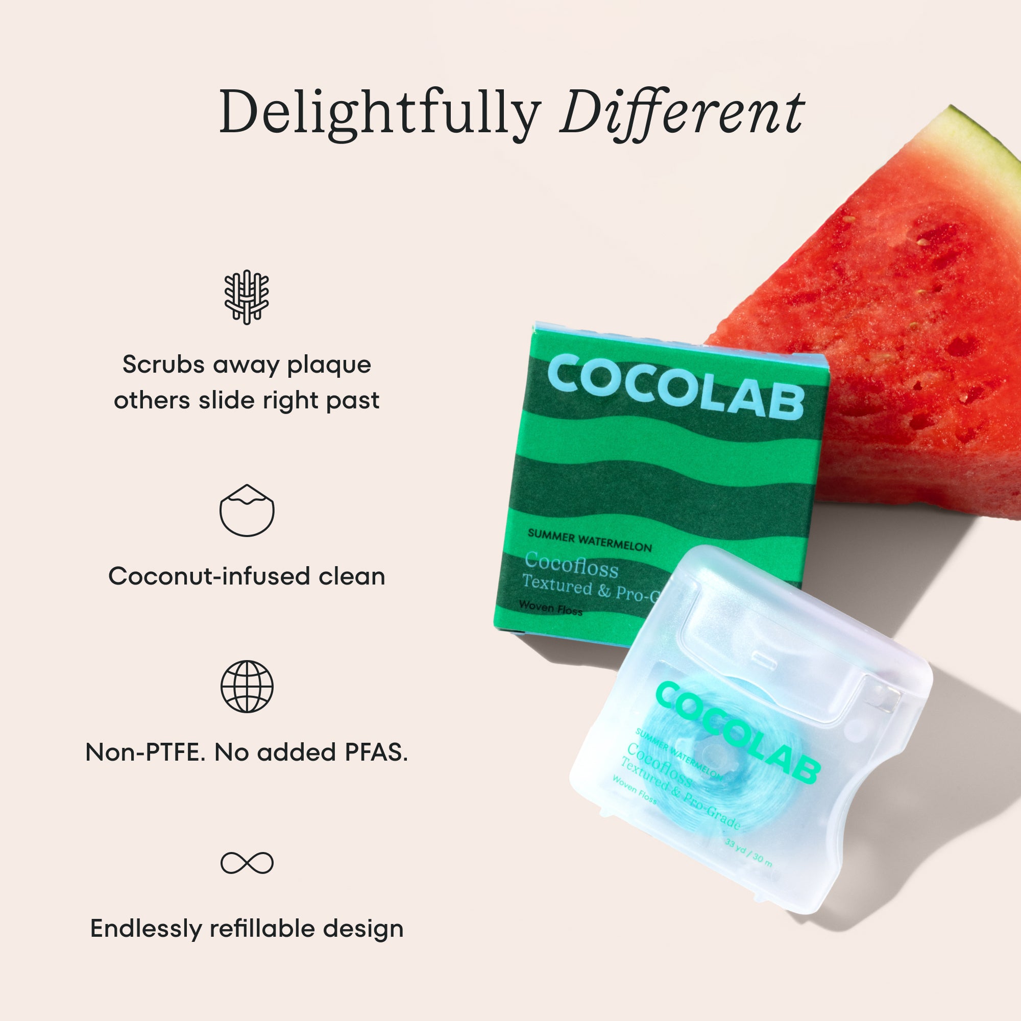 Fresh and Juicy Floss Trio product packaging