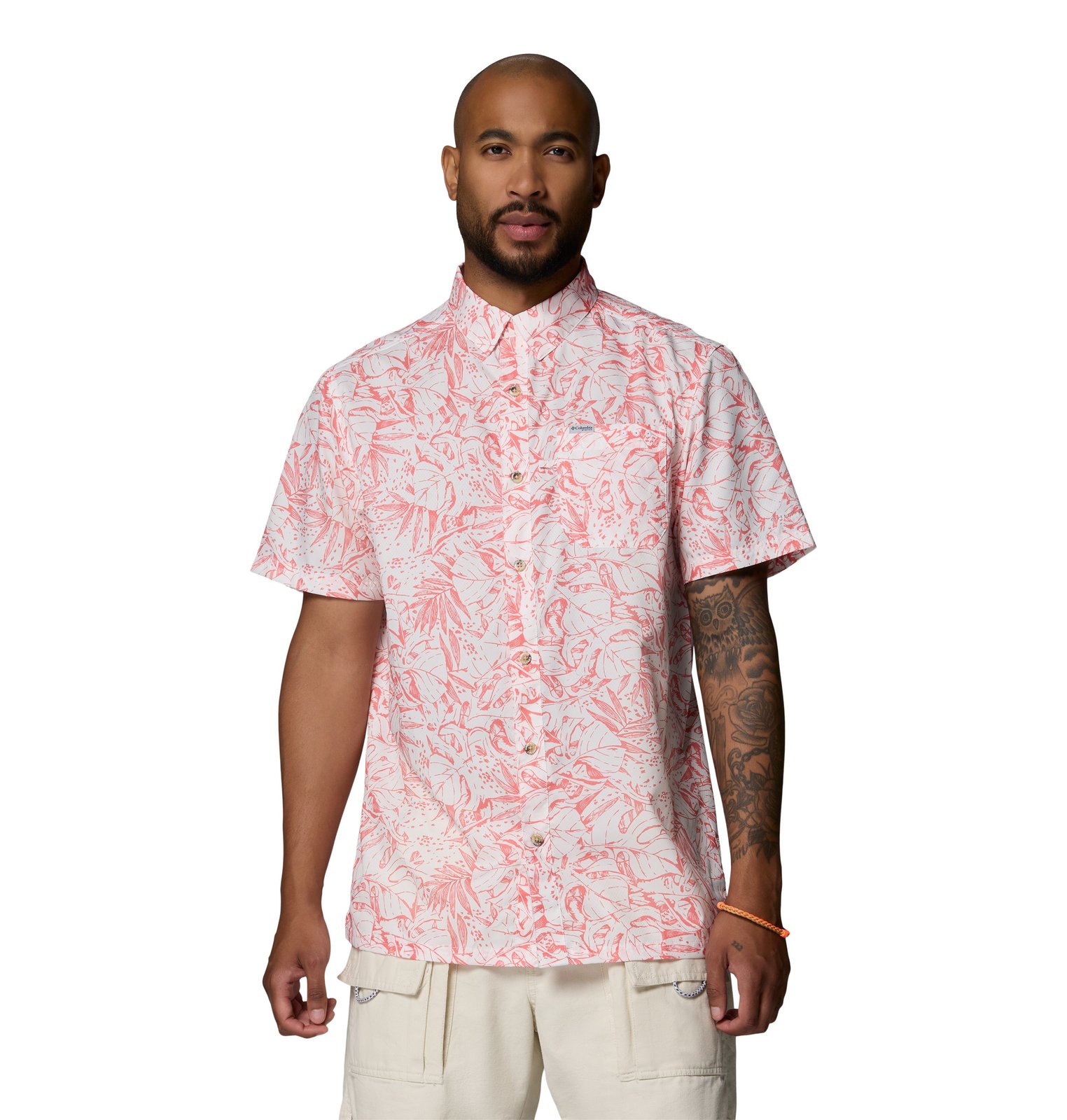 Camisa Columbia Super Slack Tide Camp Shirt fotografiada como producto individual