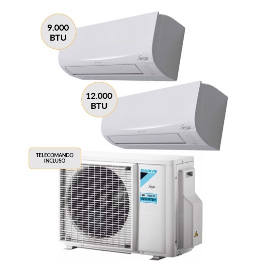 Climatizzatore DAIKIN dual split bianco