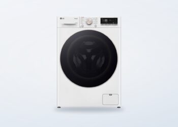 Lavasciuga LG a libera installazione con caricamento frontale
