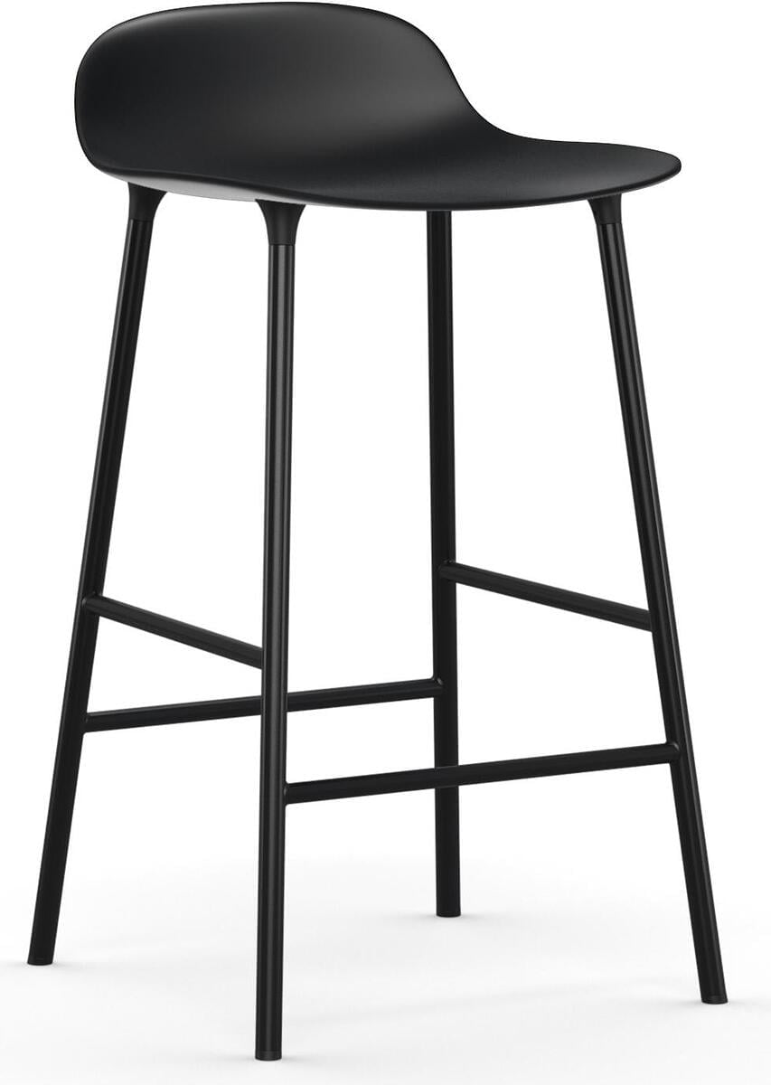 Juoda Normann Copenhagen Form baro kėdė