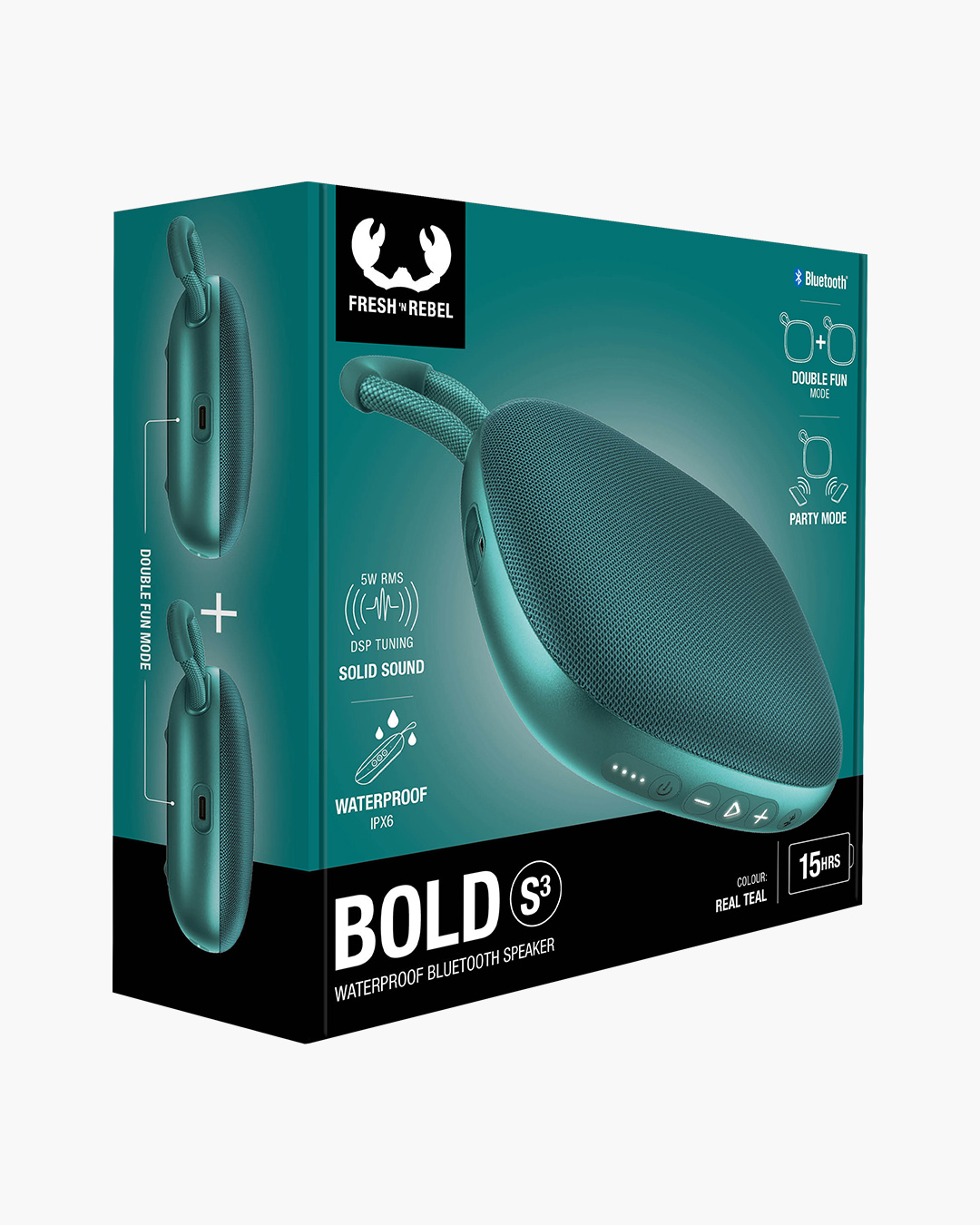 Fresh 'n Rebel Bold S3 Bluetooth-speaker als productfoto