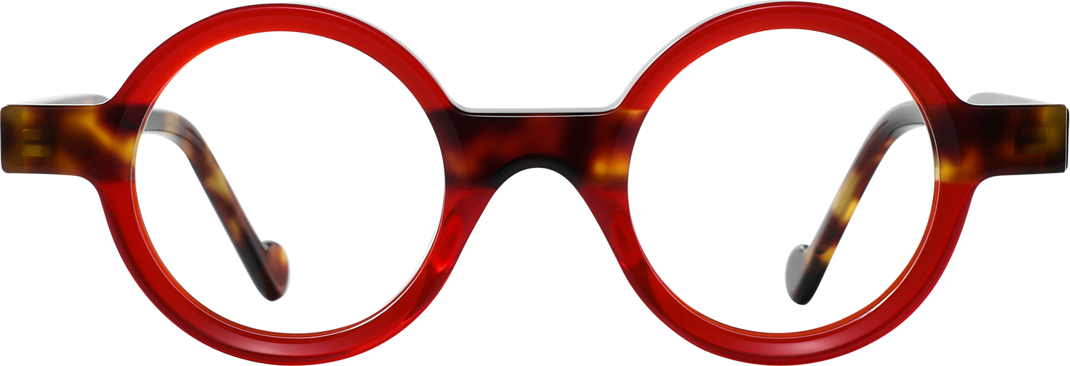 Fytoo FT2168 red eyeglasses shown as a single product
