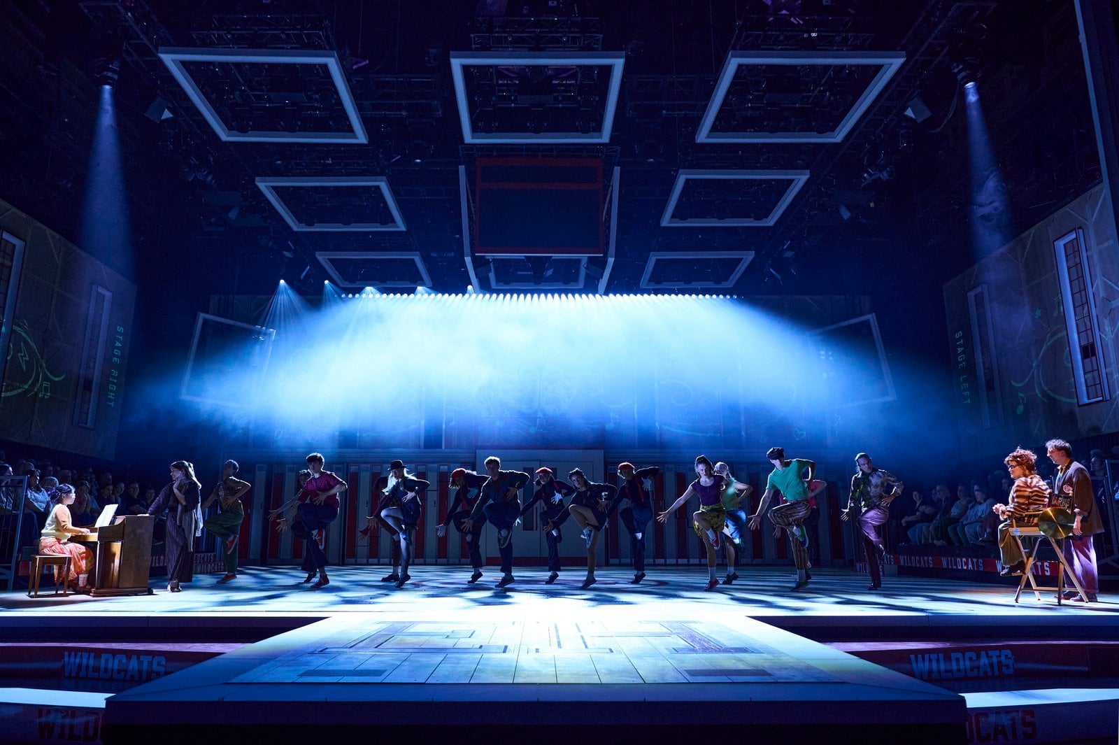 High School Musical performers during a musical number