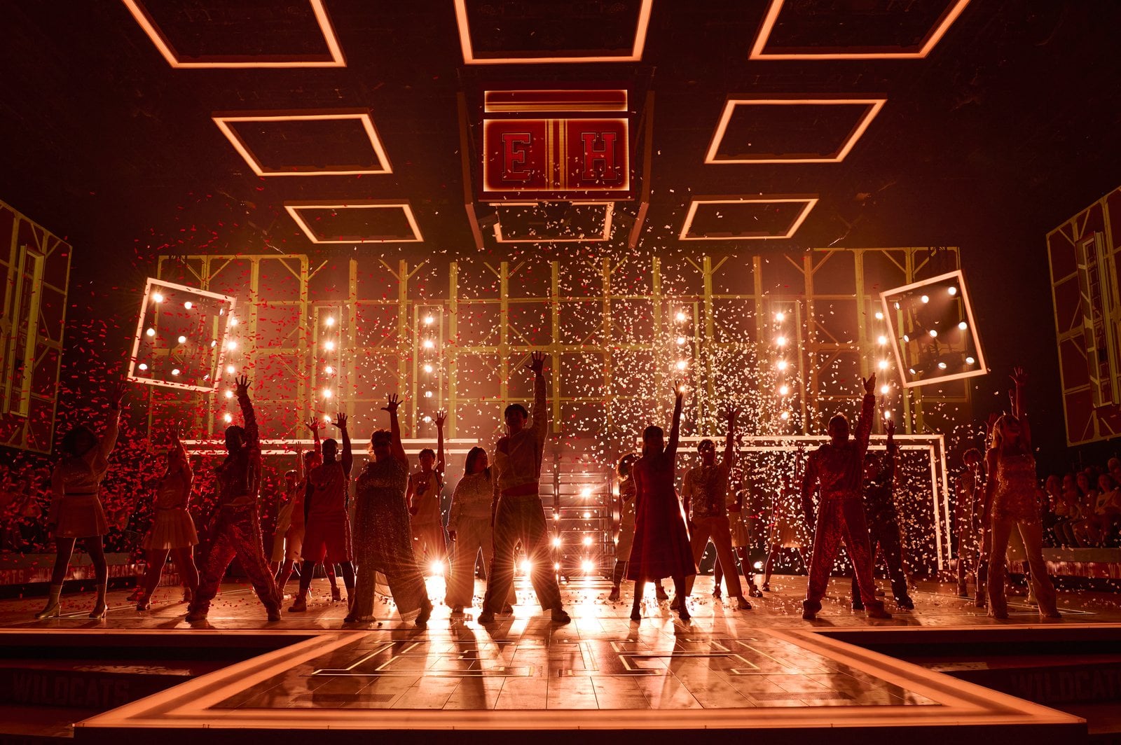 High School Musical cast members in a performance