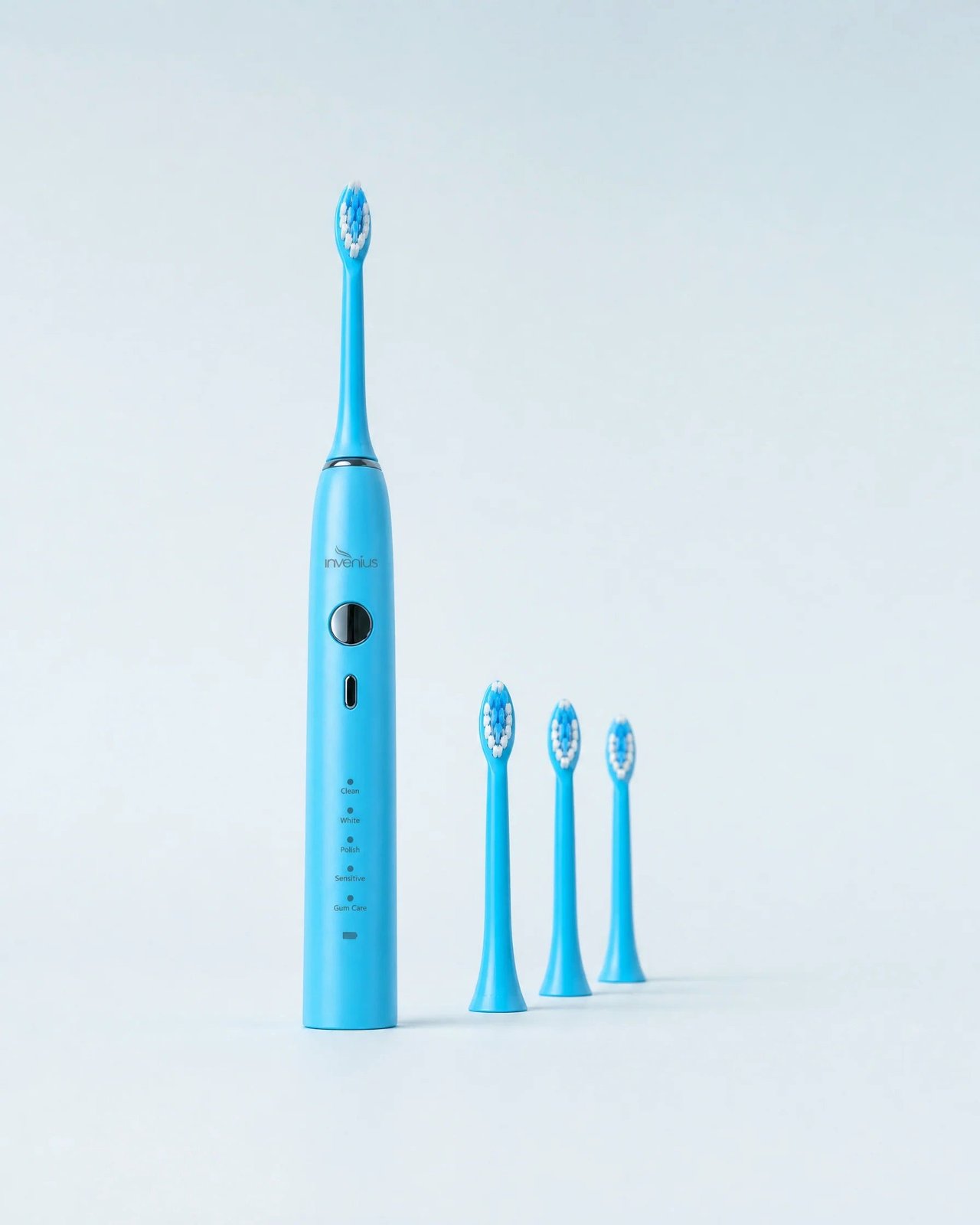 Invenius S50 sonisk tandborste med borsthuvuden