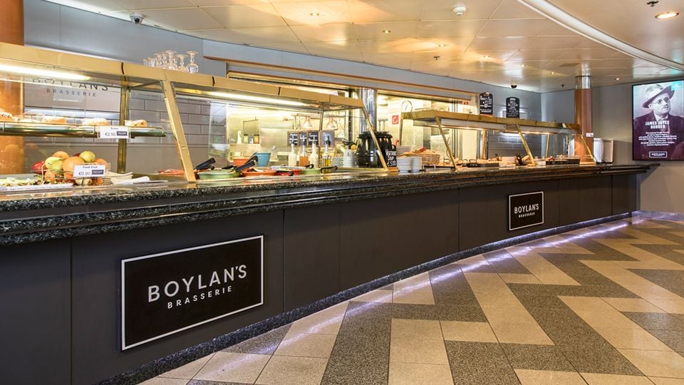 Boylan's Brasserie aboard the Ulysses