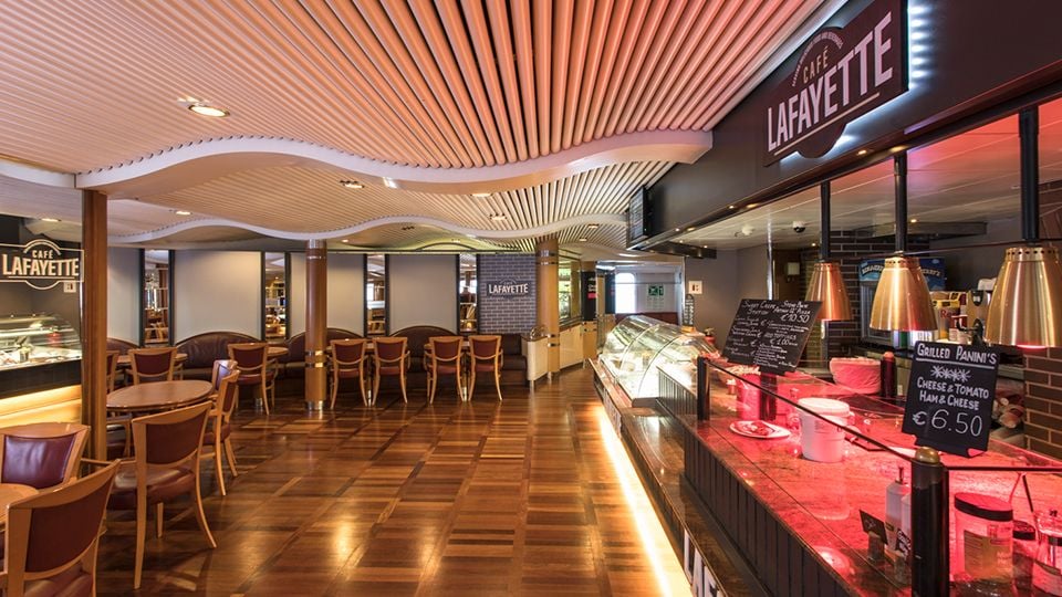 Cafe Lafayette aboard the Ulysses