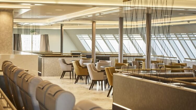 Innisfree Club Class Lounge aboard the W. B. Yeats