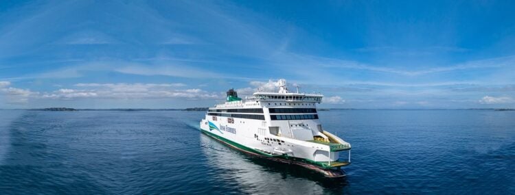 W.B. Yeats ferry at sea