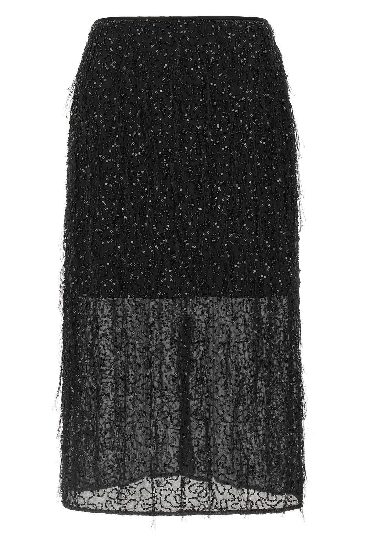 Gonna Twinset con ricamo di paillettes in vista prodotto