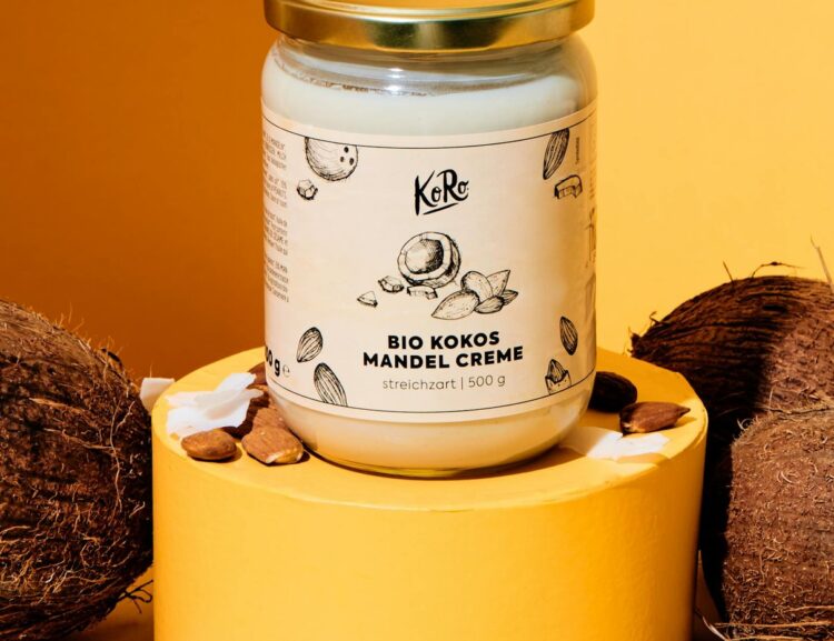 Bio Kokos Mandel Creme von Korodrogerie im Produktportrait