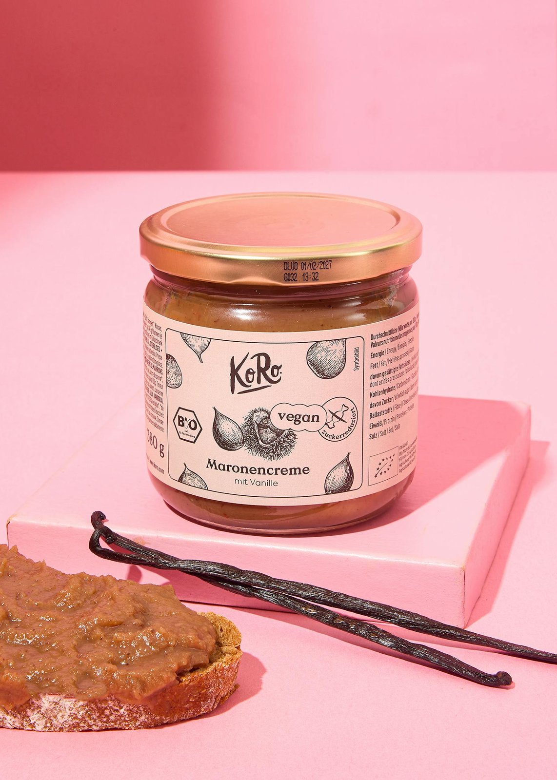 Bio Maronencreme von Korodrogerie im Glas