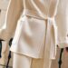 Double-Faced Wool-Cashmere Short Coat di Lilysilk