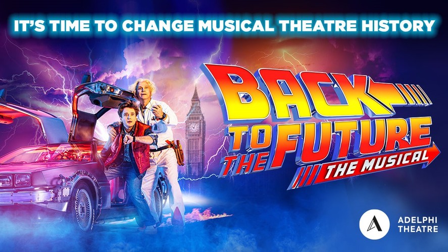 Back to the Future musical stage scene