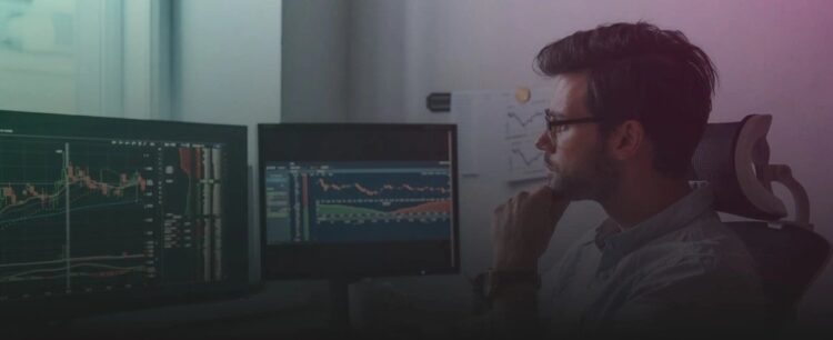 Börsenmotiv auf der Seite zu transparenten Lynxbroker Konditionen