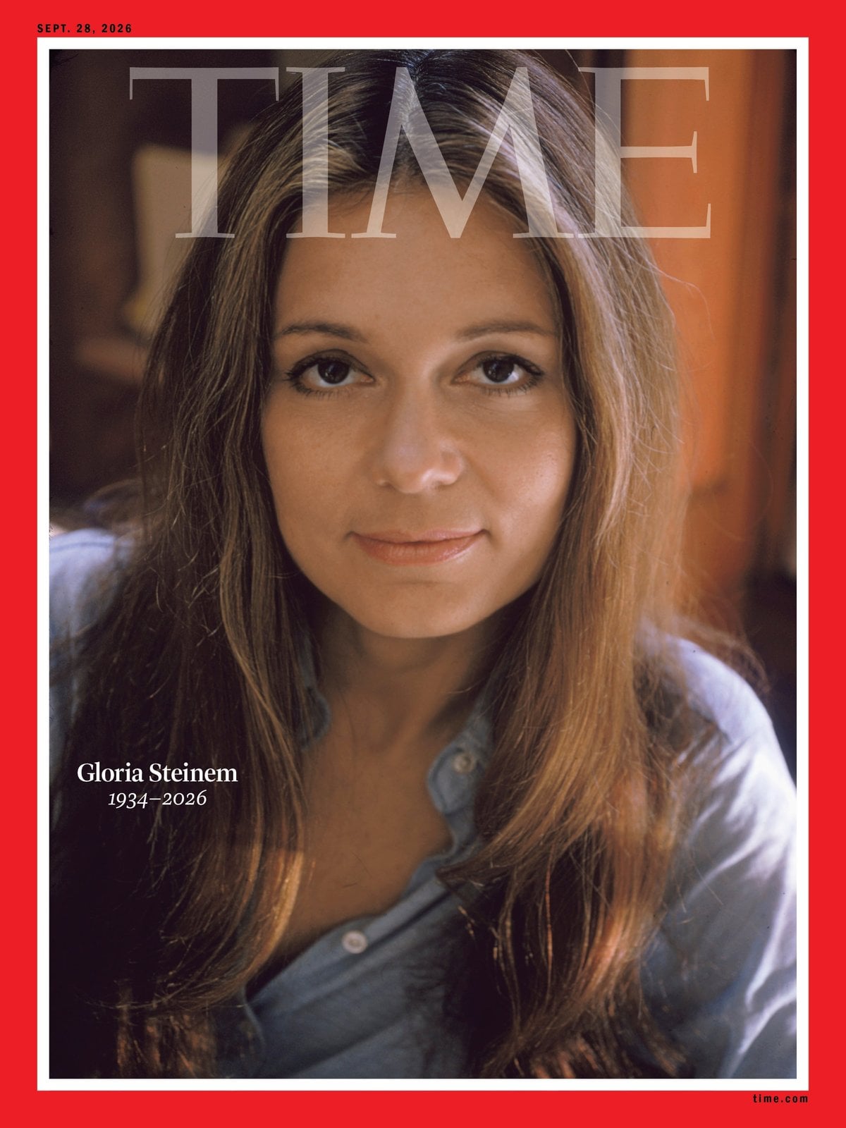 TIME magazine cover featuring Gloria Steinem