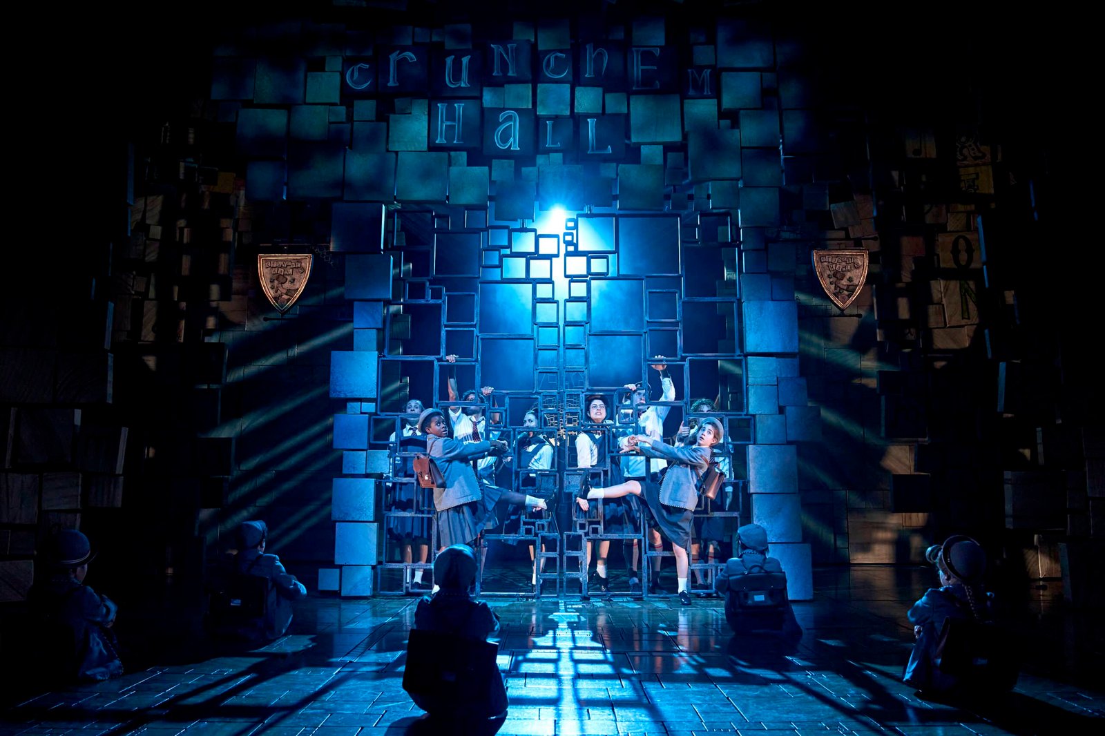A stage moment from the Matilda The Musical production