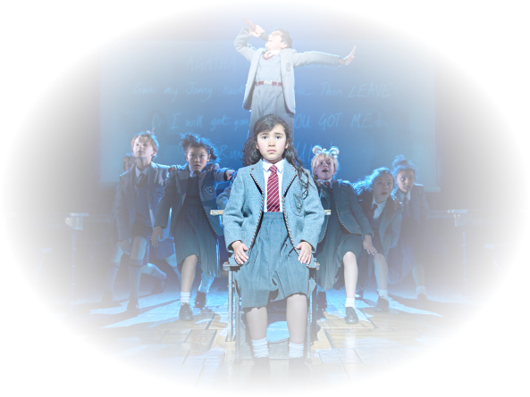 Matilda The Musical stage performance with a wheelchair
