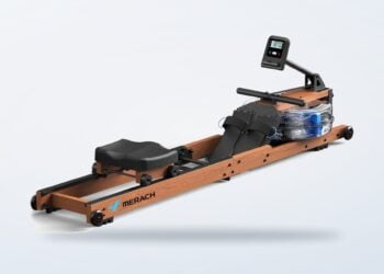 Merach R28R1 water rowing machine in a clean product setting