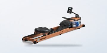 Merach R28R1 water rowing machine in a clean product setting