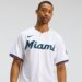 Miami Marlins white Nike home limited jersey