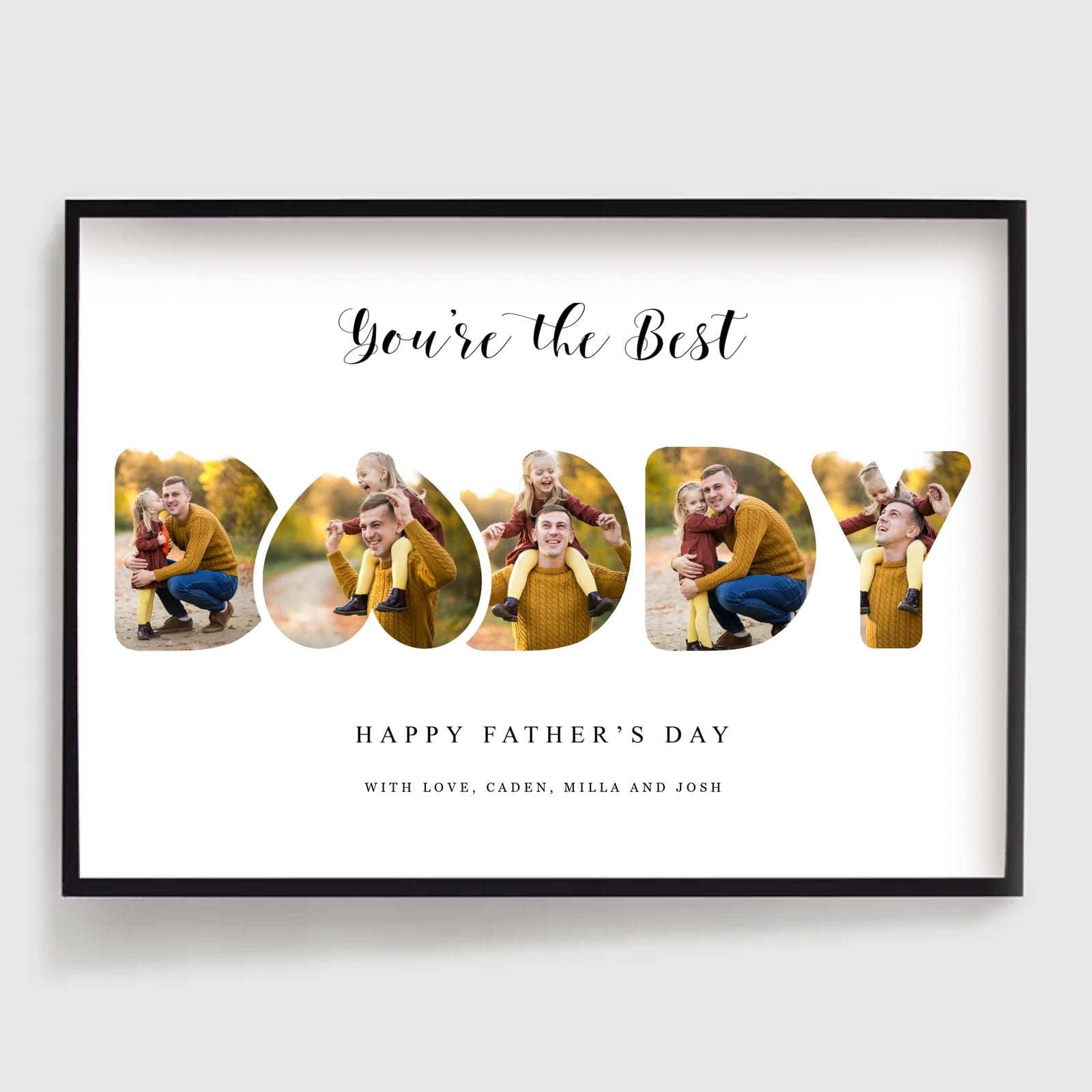 Namly Design personalised photo poster