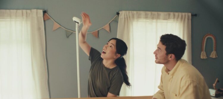 Nanit baby monitor in a nursery lifestyle scene